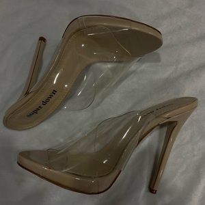 Clear heels